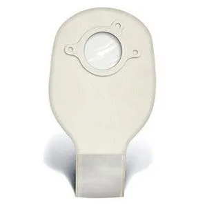 Little Ones® Two-Piece Drainable Pouch, Flange 1-1/4" (32mm), Transparent 6" (15.2cm), Tail Clip - Box of 10