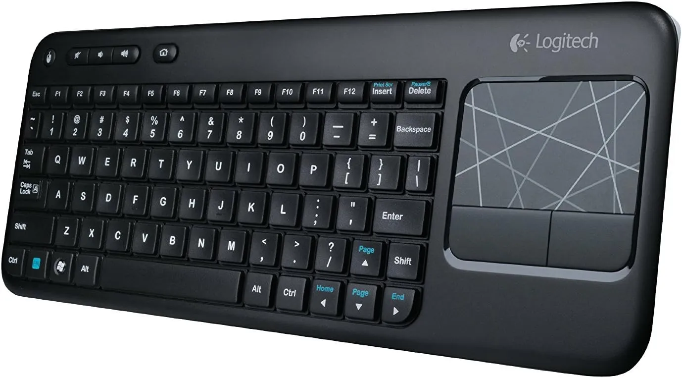 Logitech Wireless Touch Keyboard K400 with Built-In Multi-Touch Touchpad