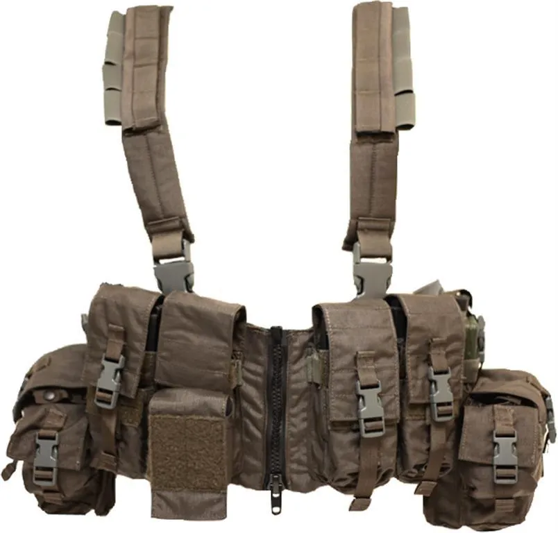 London Bridge Trading LBT-1961A-R Chest Rig with Zipper - MAS Grey