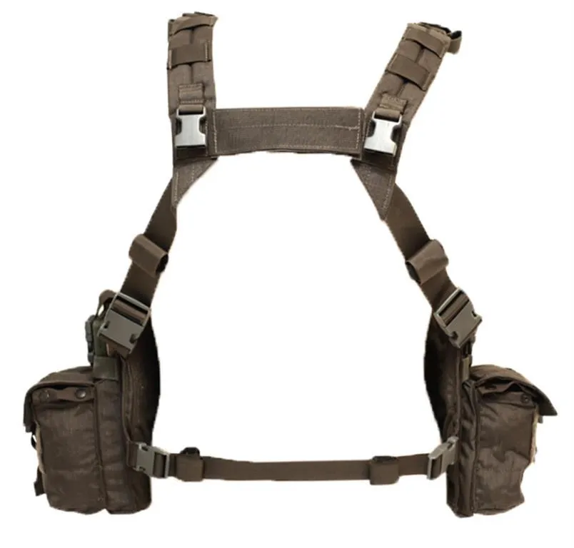 London Bridge Trading LBT-1961A-R Chest Rig with Zipper - MAS Grey