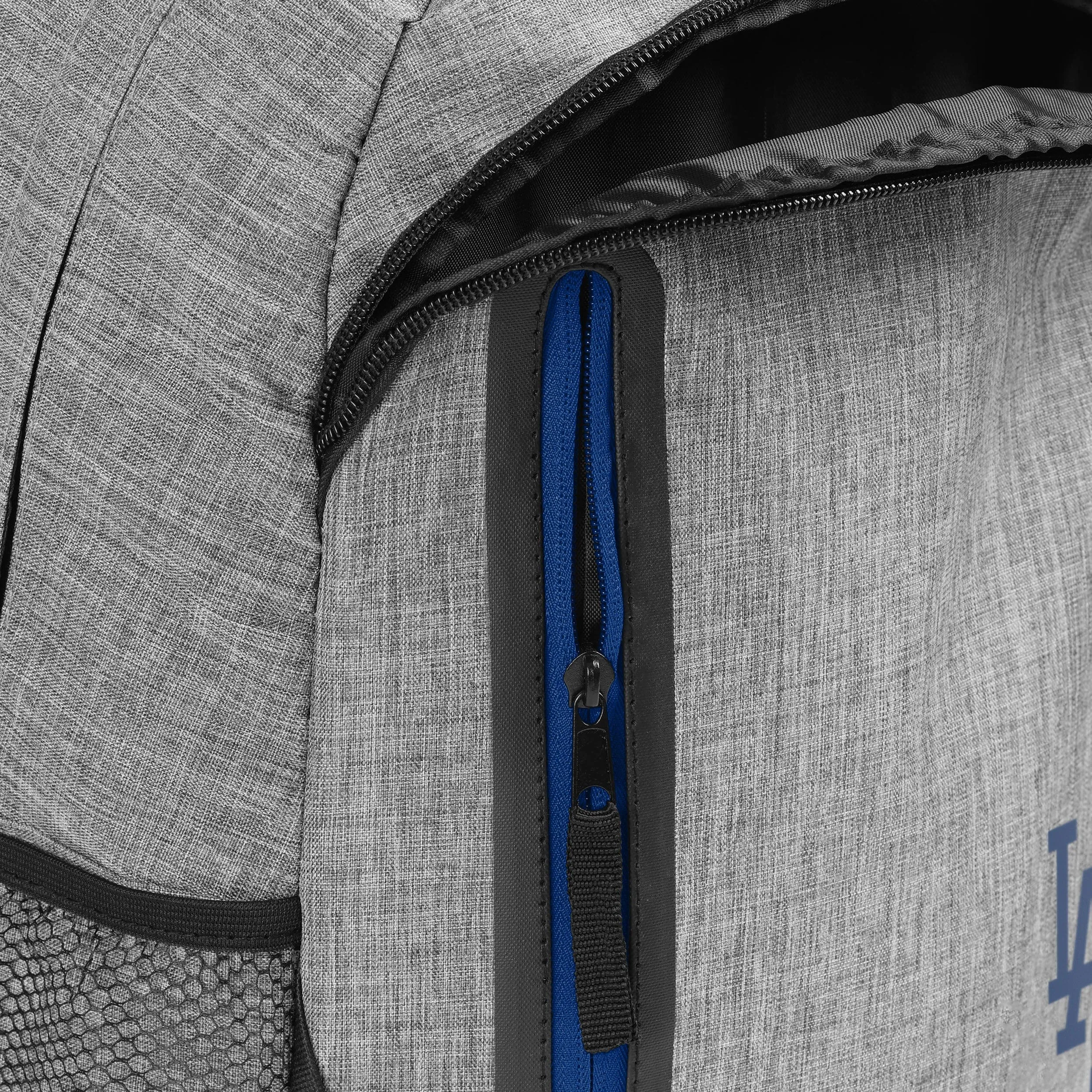 Los Angeles Dodgers Heather Grey Bold Color Backpack