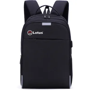 Lotus Classic Laptop Backpack - Black