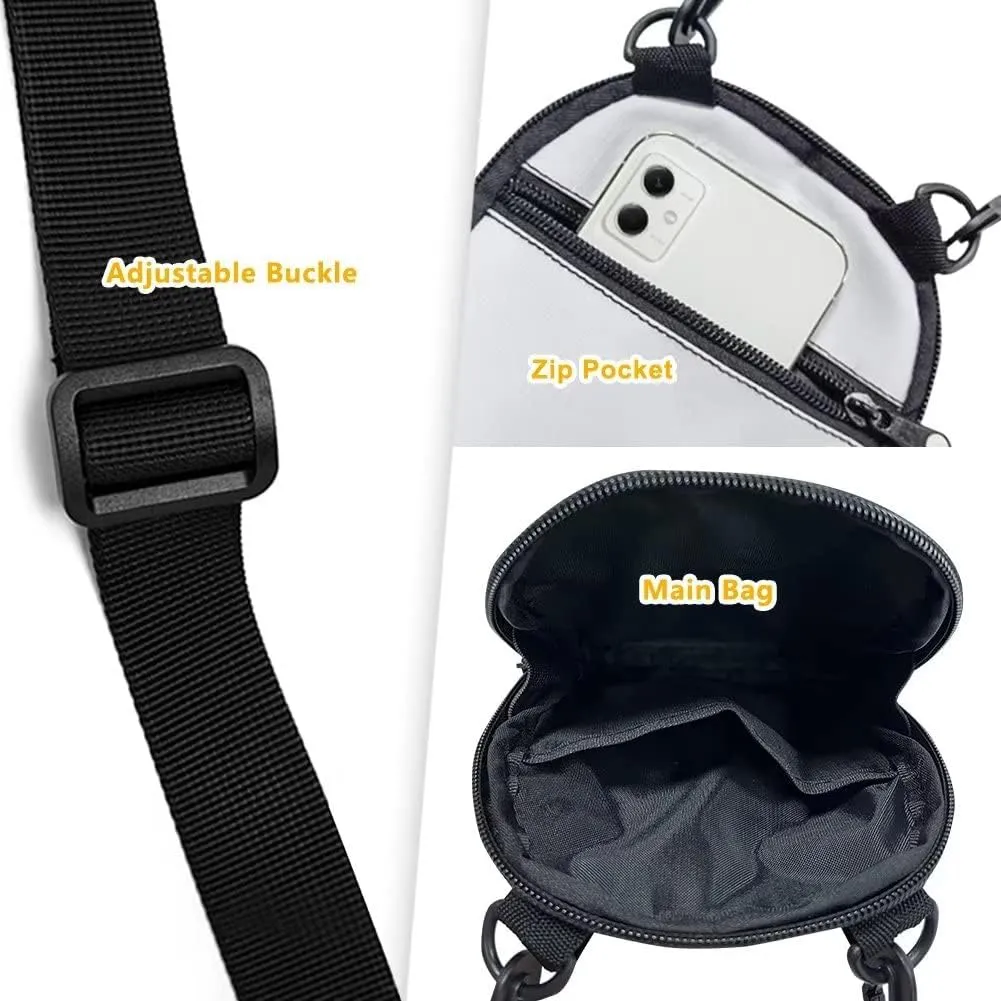 Lotusorchid Small Message Bag Women Shoulder Bag with Adjustable Staps, Sling Phone Bag Crossbody Satchel Purse Wallet