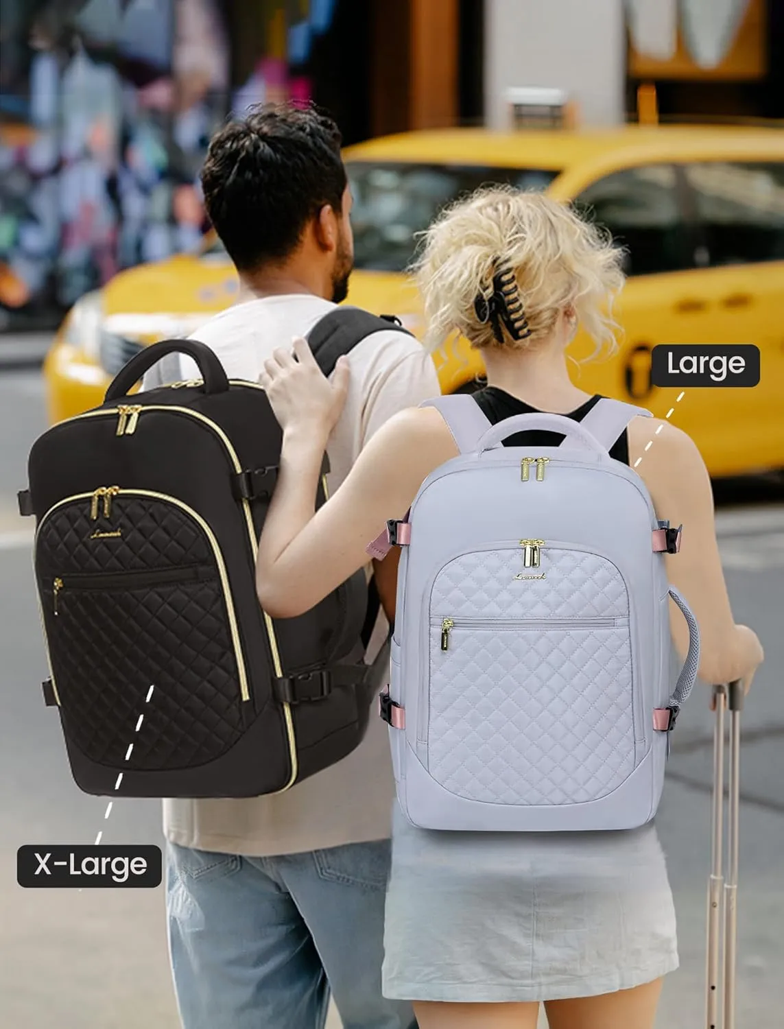 LOVEVOOK Carry on Backpack, 30L Travel Backpack for Women Airline Approved,Luggage Business Weekender Overnight Daypack as Personal Item fit for 15.6 inch Laptop,Silver Gray