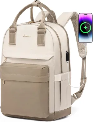 LOVEVOOK Laptop Backpack for Women 17.3 Inch,Cute Backpack Laptop Bag with USB Port,Waterproof Travel Backpack Purse Teacher Nurse Bag Fashion Computer Bag for Work
