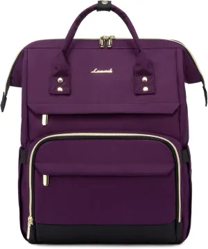 LOVEVOOK Laptop Backpack for Women Fashion Computer Backpack Large Capacity Work Backpack Purse 15.6 Inch Travel Backpack Nurse Teacher Bag with USB Port