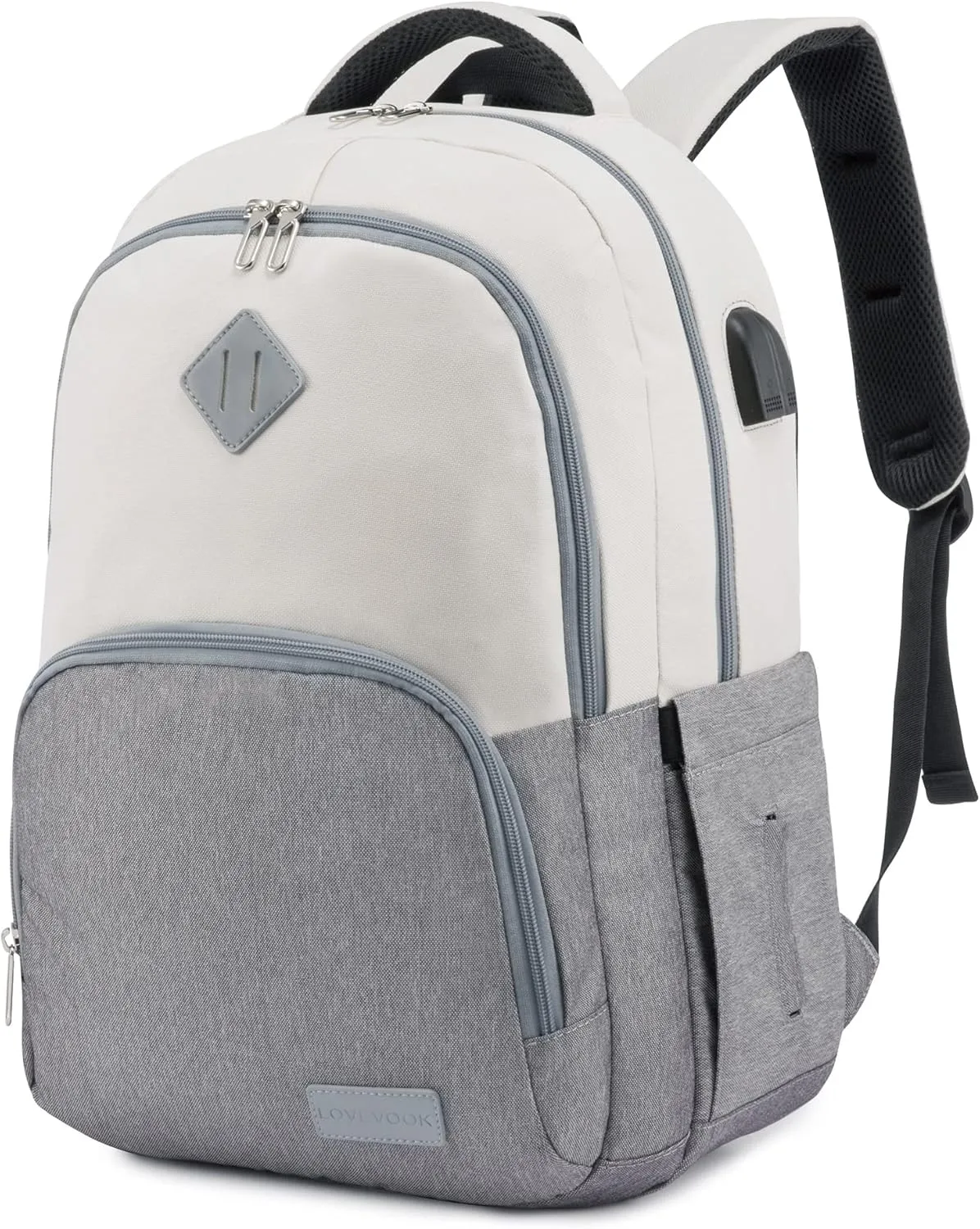 LOVEVOOK Laptop Backpack for Women Men, Classical Laptop Bag with Laptop Compartment for Work Travel, Fashion Daypack, Fit 15.6" Laptop