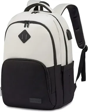 LOVEVOOK Laptop Backpack for Women Men, Classical Laptop Bag with Laptop Compartment for Work Travel, Fashion Daypack, Fit 15.6" Laptop