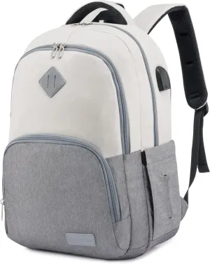LOVEVOOK Laptop Backpack for Women Men, Classical Laptop Bag with Laptop Compartment for Work Travel, Fashion Daypack, Fit 15.6" Laptop