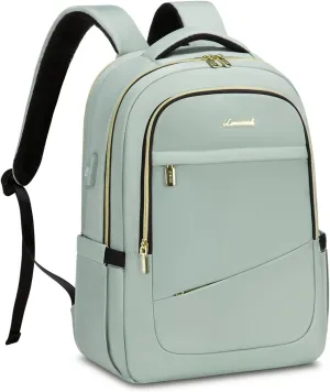 LOVEVOOK Laptop Backpack for Women, Slim Business Laptops Bag with Separate Computer Compartment Stylish Daypack for College Work Travel, Fits 15.6" Laptop