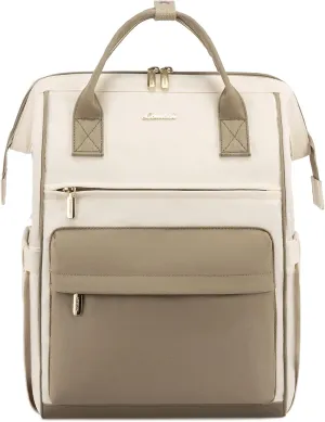 LOVEVOOK Laptop Backpack Purse for Women Waterproof Teacher Nurse Bag, 17.3 inch Work laptop Bag with USB Port, Business Travel Computer Backpack