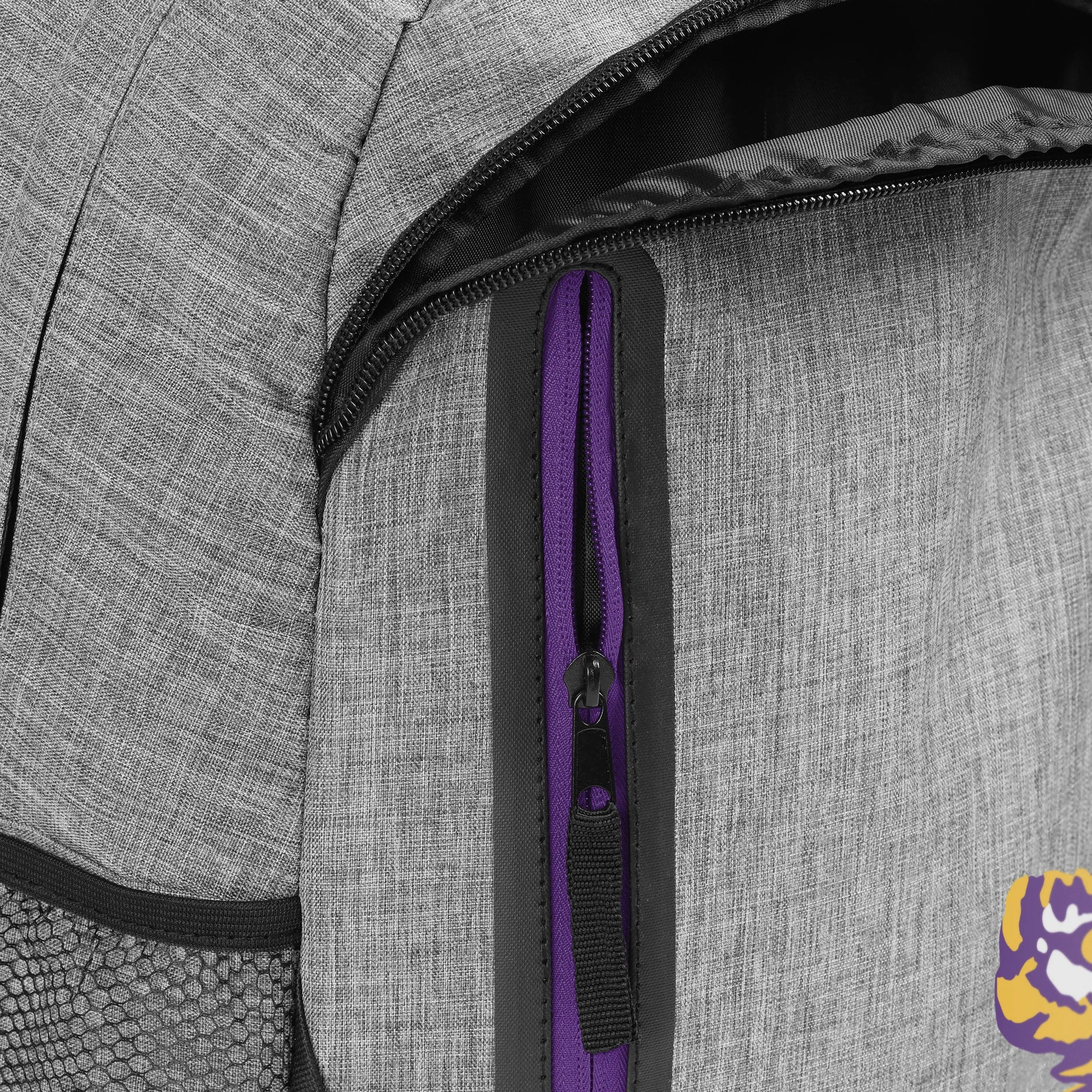 LSU Tigers Heather Grey Bold Color Backpack