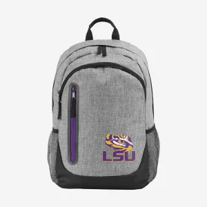 LSU Tigers Heather Grey Bold Color Backpack