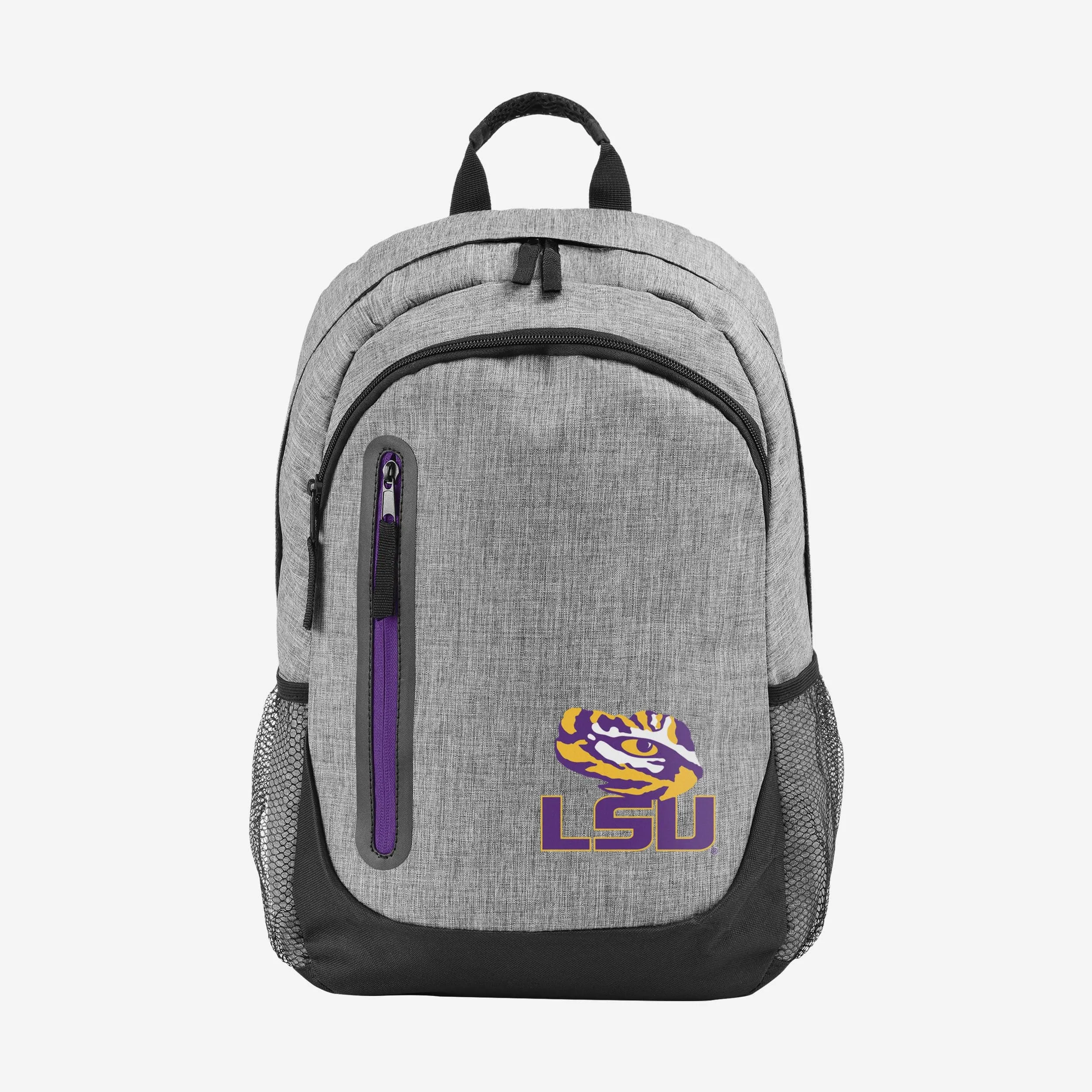 LSU Tigers Heather Grey Bold Color Backpack