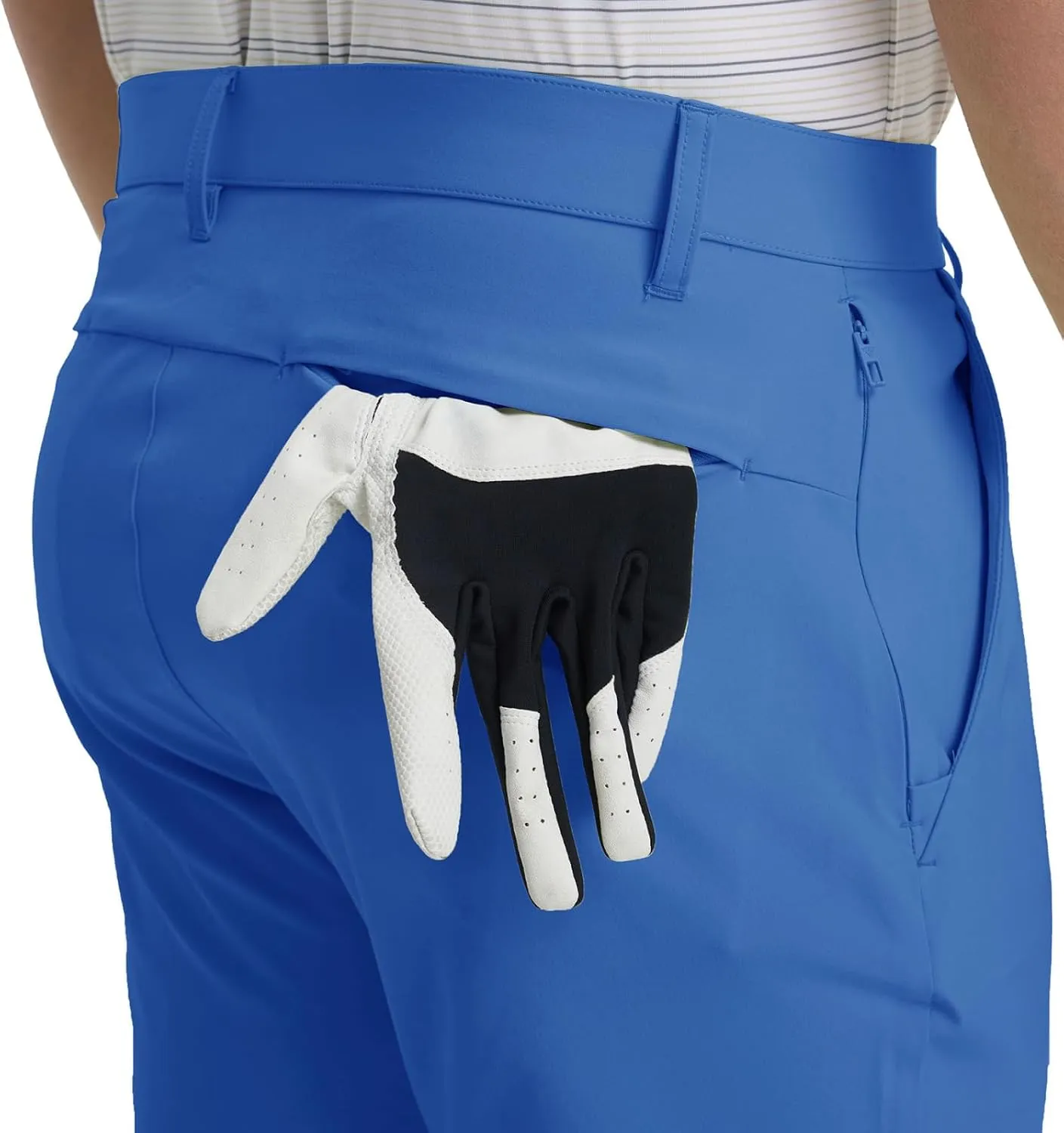M MAELREG Golf Pants Men Stretch Lightweight 5 Pockets - 30"/32"/34" Water-Resistant Casual Trousers Mens Dress Pants
