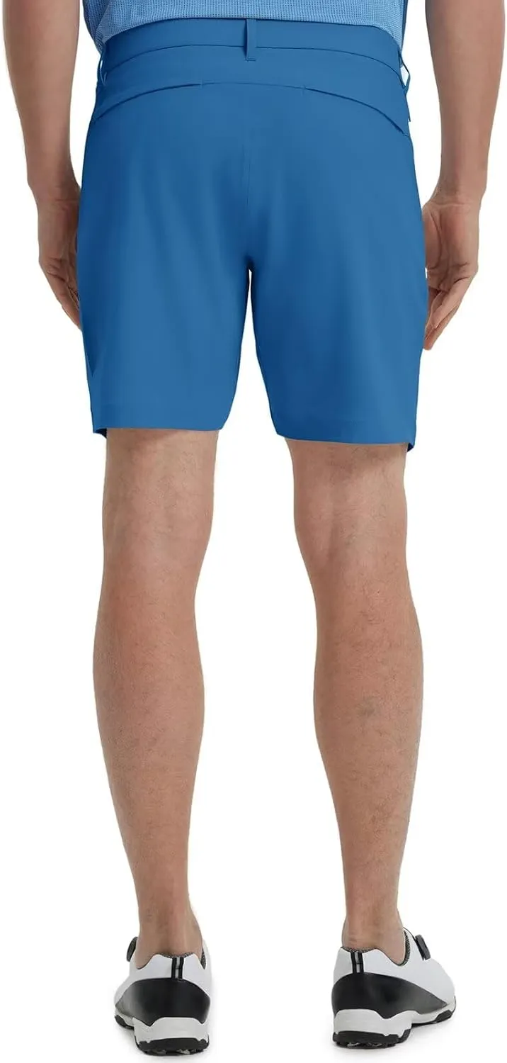 M MAELREG Mens Golf Shorts 7"/9" Lightweight Quick Dry Water-Resistant Stretch Waistband Flat Front Casual Mens Dress Shorts