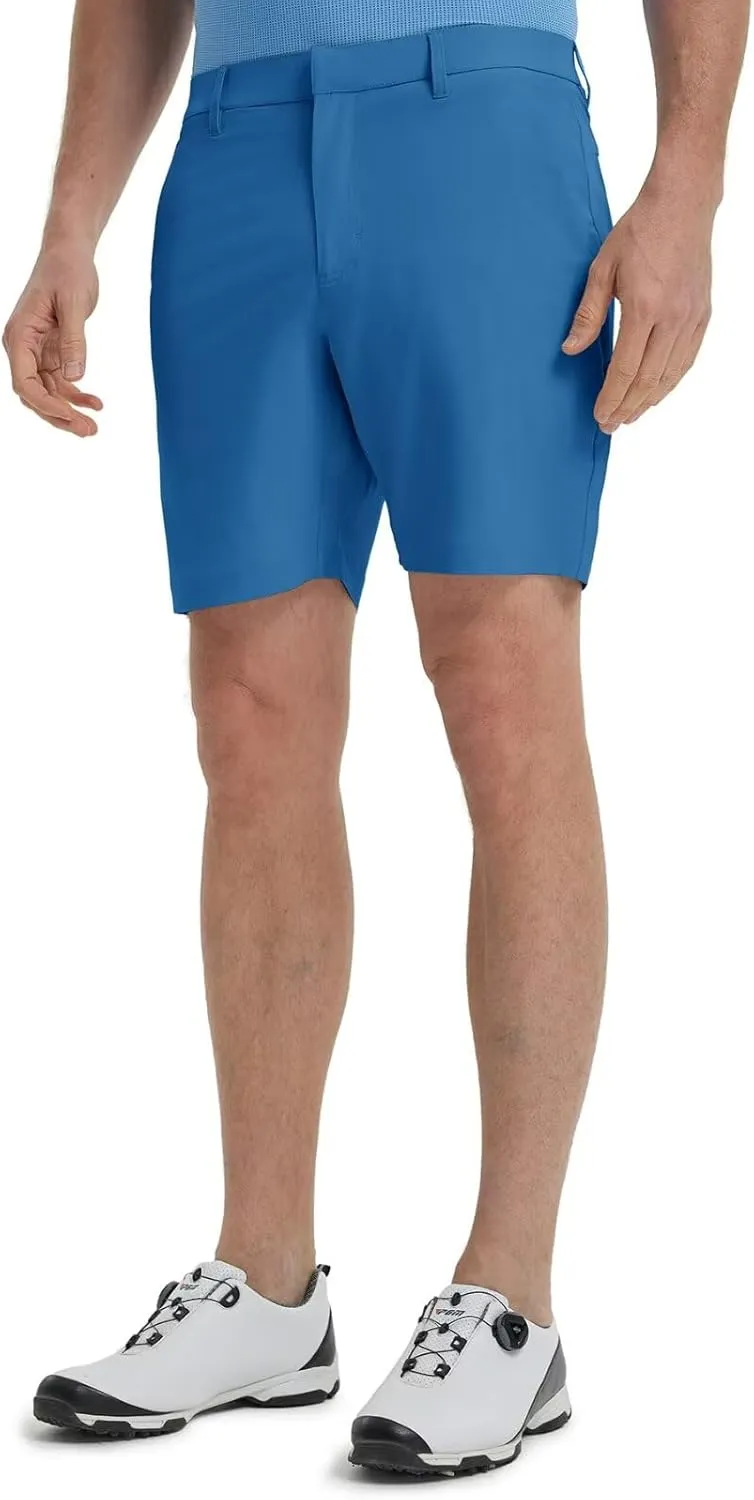 M MAELREG Mens Golf Shorts 7"/9" Lightweight Quick Dry Water-Resistant Stretch Waistband Flat Front Casual Mens Dress Shorts