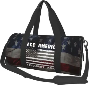 Make America Intelligent Again Duffel Bag Gym Bag Travel Sports Tote Large Foldable Beach Swim Yoga2