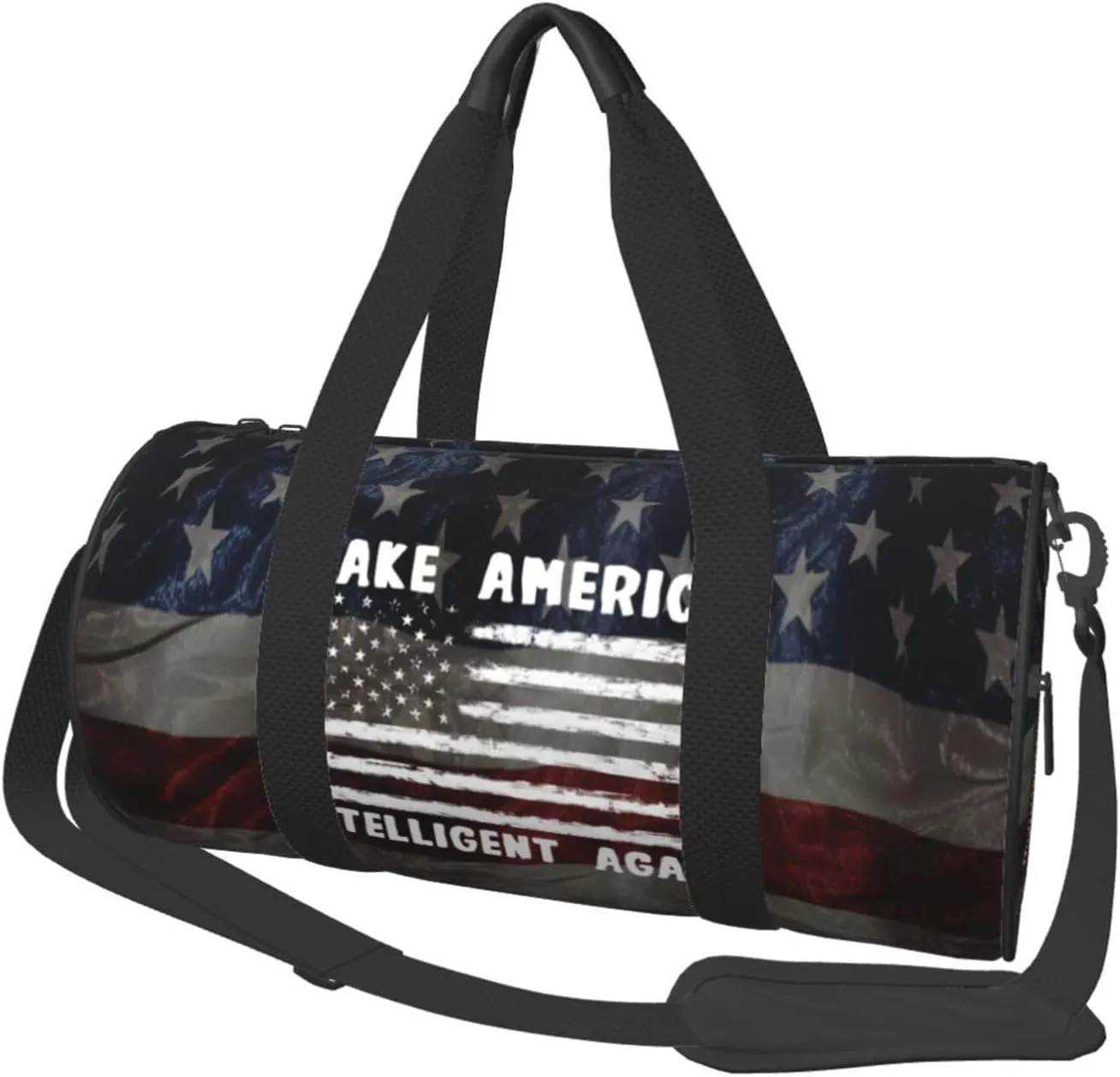 Make America Intelligent Again Duffel Bag Gym Bag Travel Sports Tote Large Foldable Beach Swim Yoga2