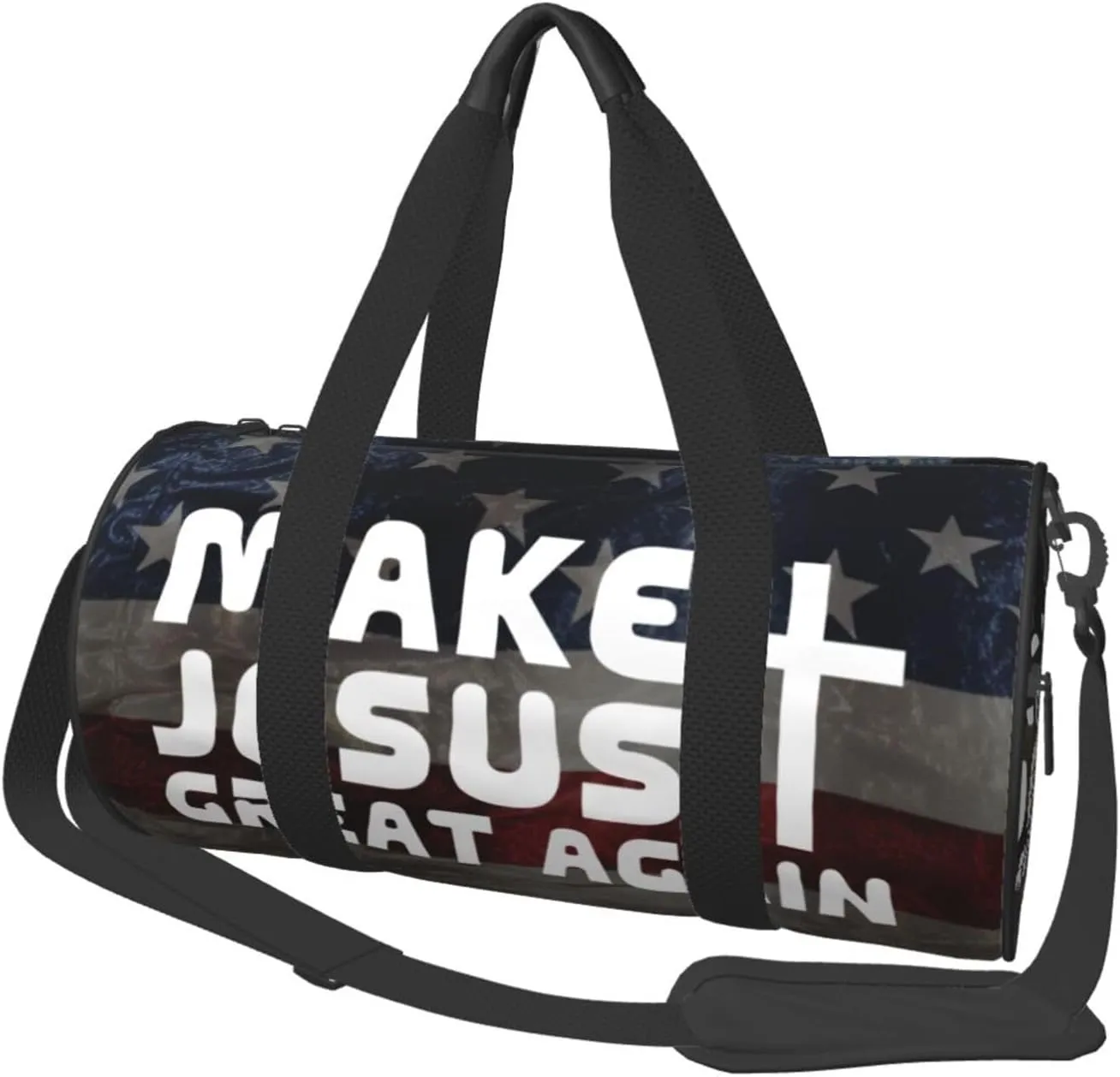 Make Jesus Great Again Duffel Bag Gym Bag Travel Sports Tote Large Foldable Beach Swim Yoga9