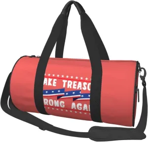 Make Treason Wrong Again Duffel Bag Gym Bag Travel Sports Tote Large Foldable Beach Swim Yoga3