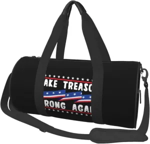 Make Treason Wrong Again Duffel Bag Gym Bag Travel Sports Tote Large Foldable Beach Swim Yoga4