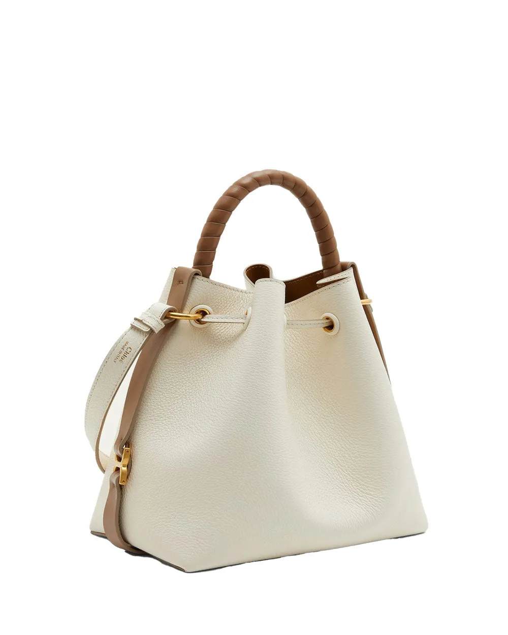 Marcie Bucket Bag in Ivory
