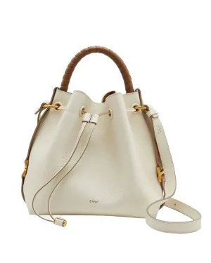 Marcie Bucket Bag in Ivory