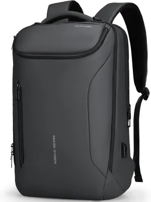 MARK RYDEN Business Backpack for Men, Waterproof High Tech Backpack with Sport Car Shape Design and USB Charging Port, Travel Laptop Backpack Fits 17.3 Inch Notebook