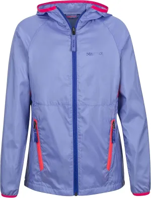 MARMOT Girls' Ether Lightweight Hooded Windbreaker Jacket