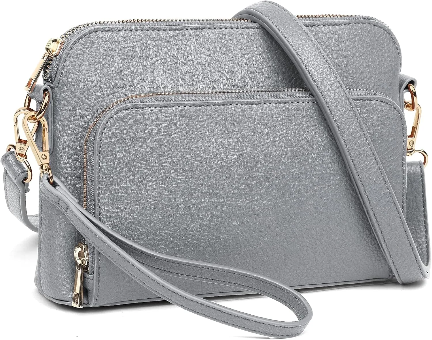 Marvolia Crossbody Bag for Women - PU Leather Shoulder Bag Trendy Small Crossbody Purse Bag for Travel Work Party