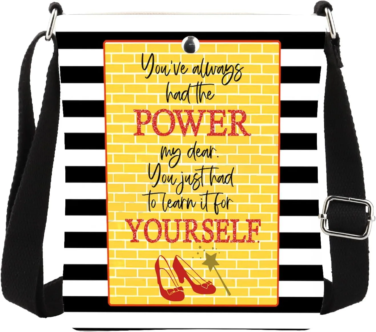 MBMSO Fantasy Musical Gifts You've Always Had the Power My Dear Crossbody Bag Movie Inspired Gifts for Fans Movie Lover Purse