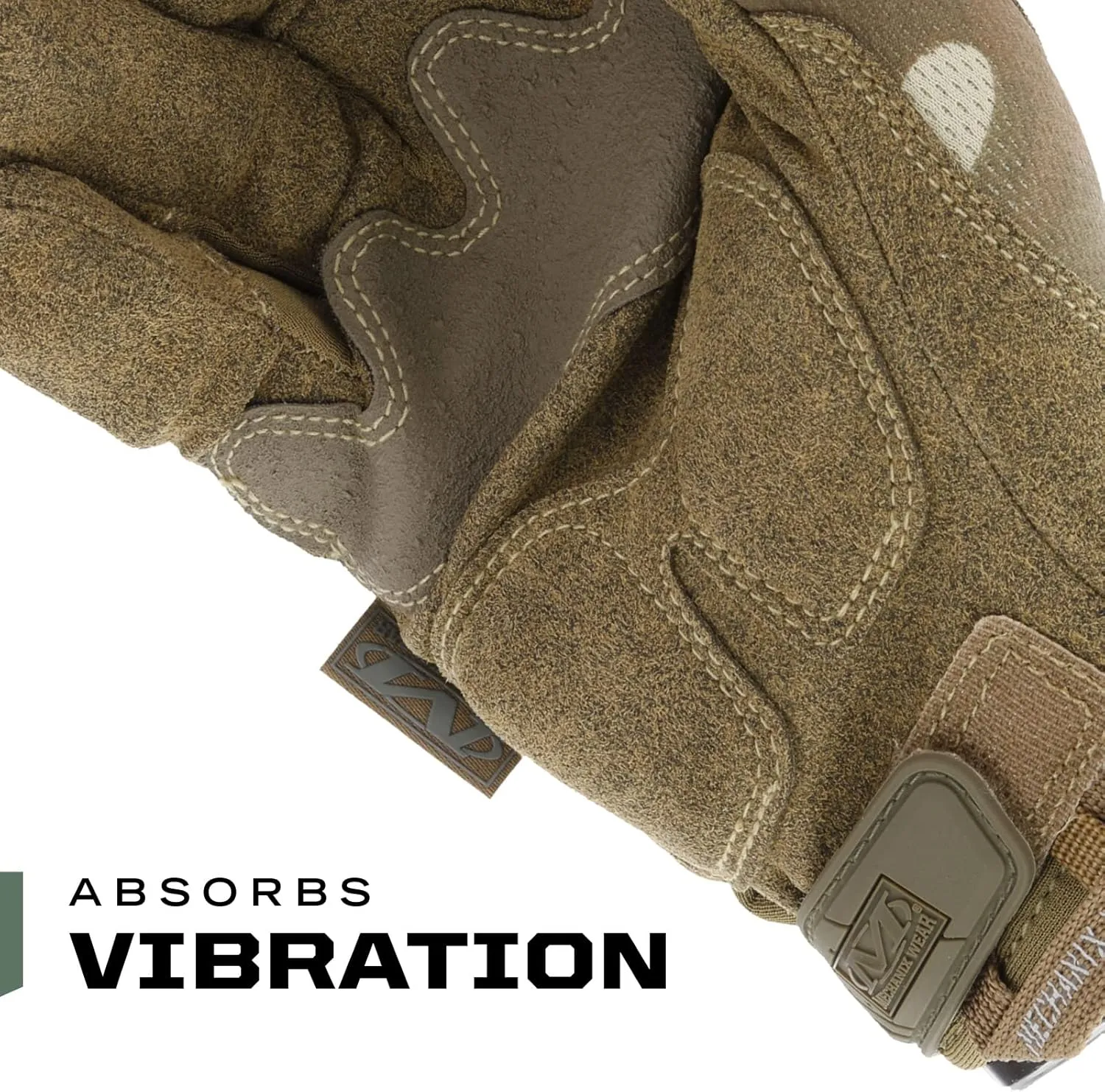 Mechanix Wear: M-Pact Tactical Gloves with Secure Fit, Touchscreen Capable Safety Gloves for Men, Work Gloves with Impact Protection and Vibration Absorption (Camouflage - MultiCam, X-Large)
