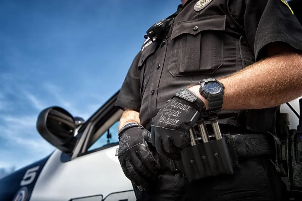 Mechanix Wear Tactical Specialty Recon Gloves - Heavy Duty - Slim-Fitting Leather Work Gloves - Touchscreen Compatible - Machine Washable - Medium - Covert Black