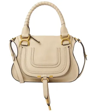 Medium Marcie Satchel in Root Beige