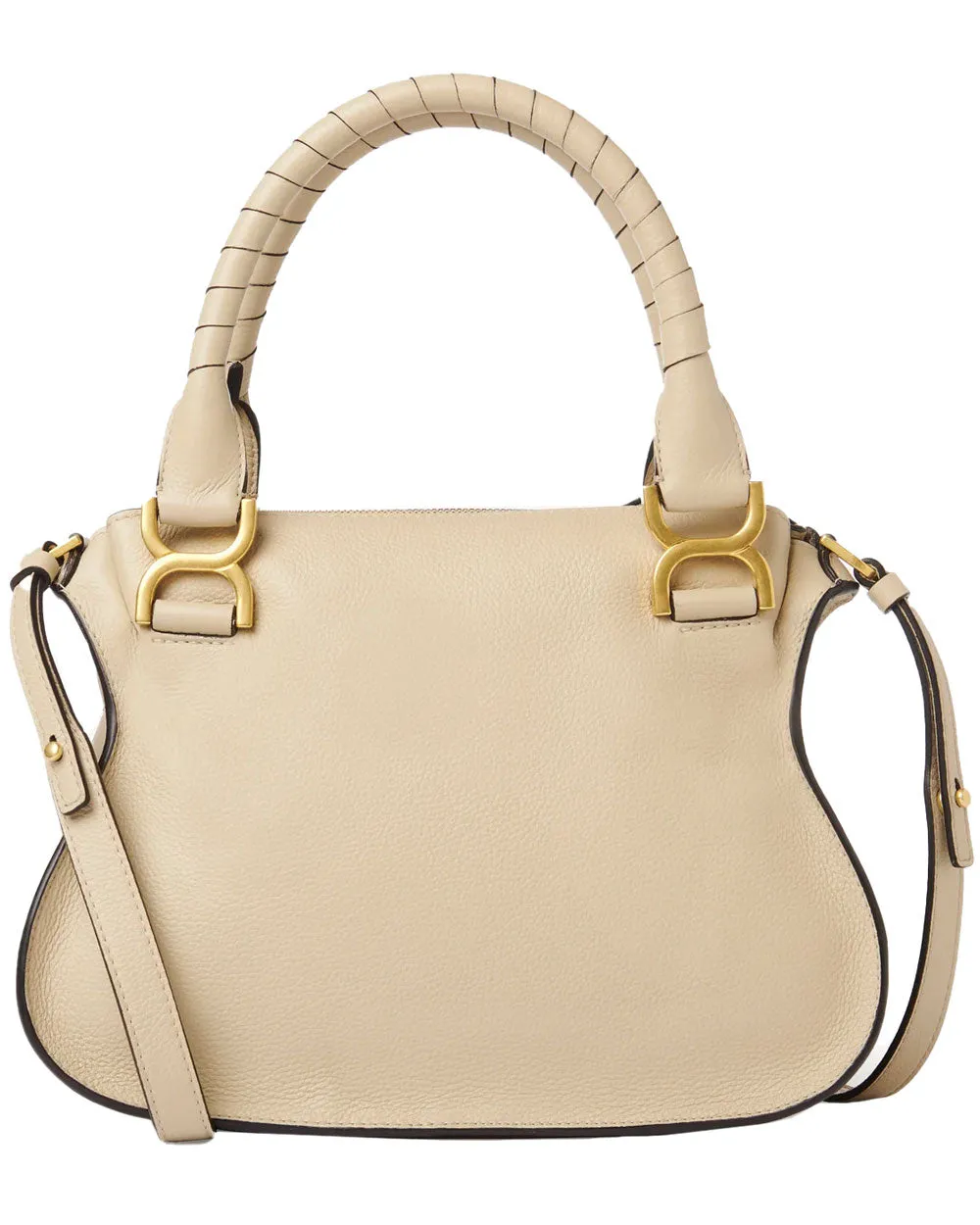 Medium Marcie Satchel in Root Beige