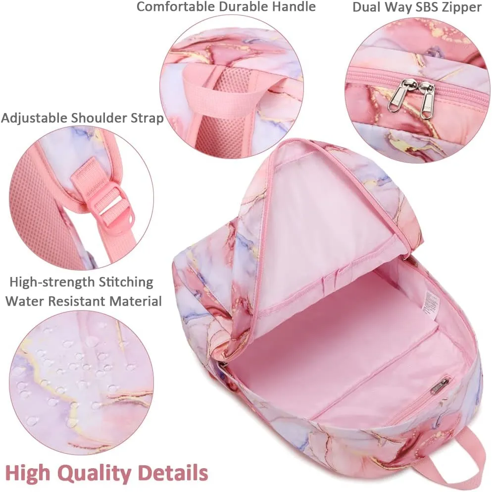Meisohua School Backpack for Teens Girls Boys Backpack for Elementary Middle School Bookbag for Kids Backpack Lunch Bag Set