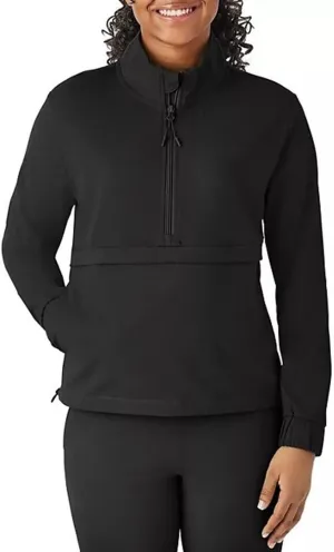 Member’s Mark Women's Travel Pullover (XX-Large, Black Soot)