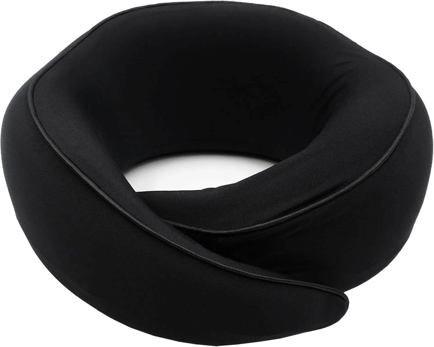 Memory Foam Travel Neck Pillow – Ergonomic 360° Head & Neck Support for Airplanes, Car & Home – Compact, Washable Cover, Carry Bag & Earplugs – Best Pillow for Flights & Neck Pain Relief