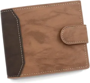Men Wallets Slim Card Holder Male Wallet Small Photo Holder Tri-fold Bag Frosted Men's Purses