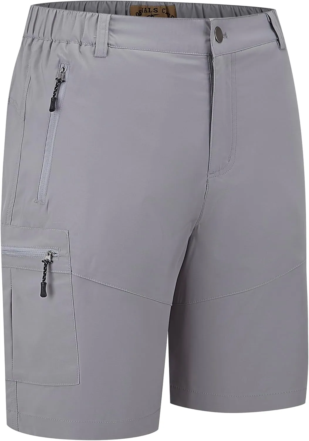 Men's Hiking Cargo Shorts Lightweight Outdoor Work Travel Golf Camping Casual with 5 Zipper Pockets