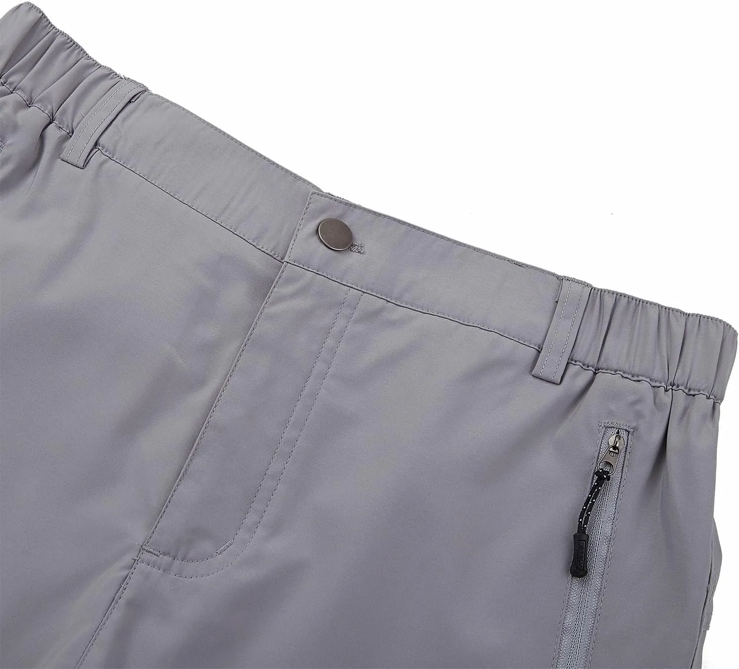 Men's Hiking Cargo Shorts Lightweight Outdoor Work Travel Golf Camping Casual with 5 Zipper Pockets