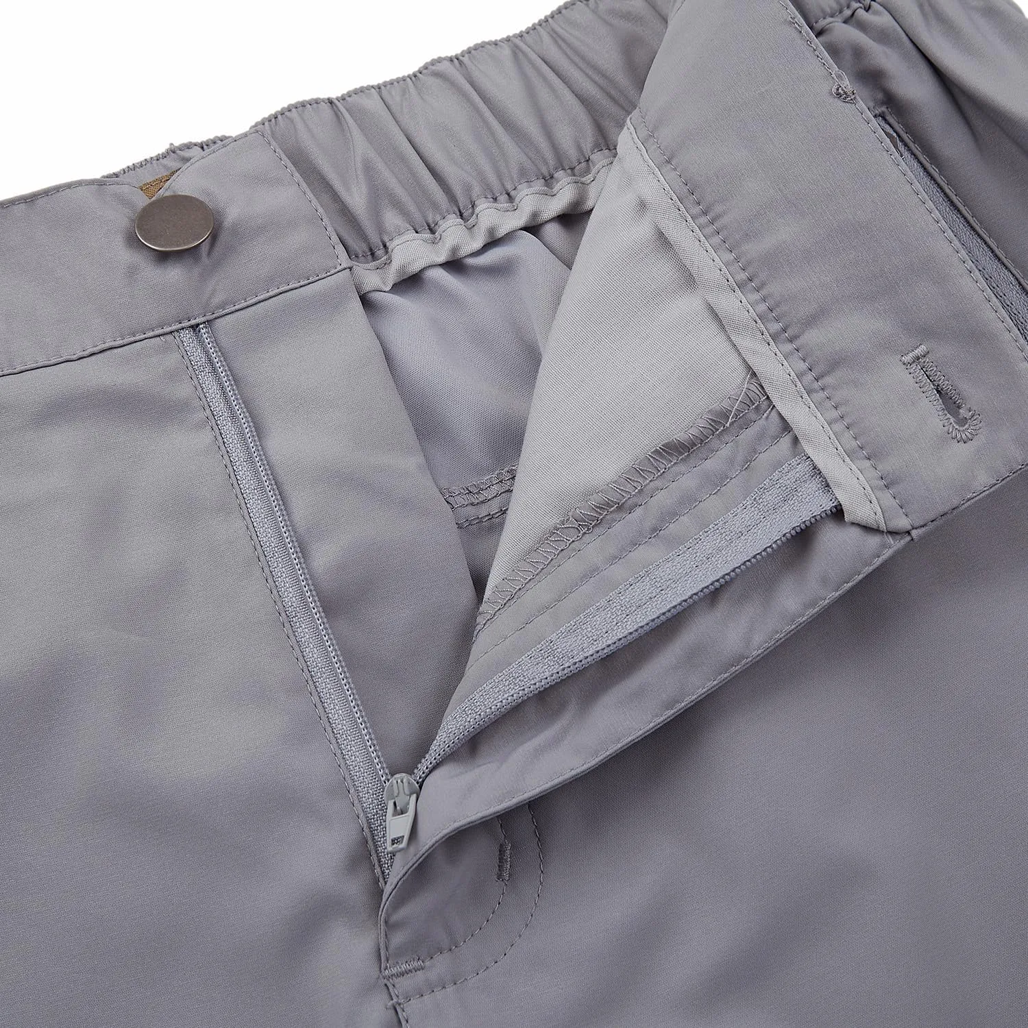 Men's Hiking Cargo Shorts Lightweight Outdoor Work Travel Golf Camping Casual with 5 Zipper Pockets