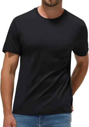 Men's Merino Wool T-Shirt for Summer | Thermoregulating & Odor-Free | Beach, Hiking, Travel Essentials