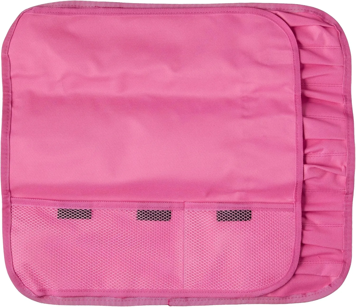 Mercer Culinary 7-Pocket Knife Roll Storage Bag, Pink