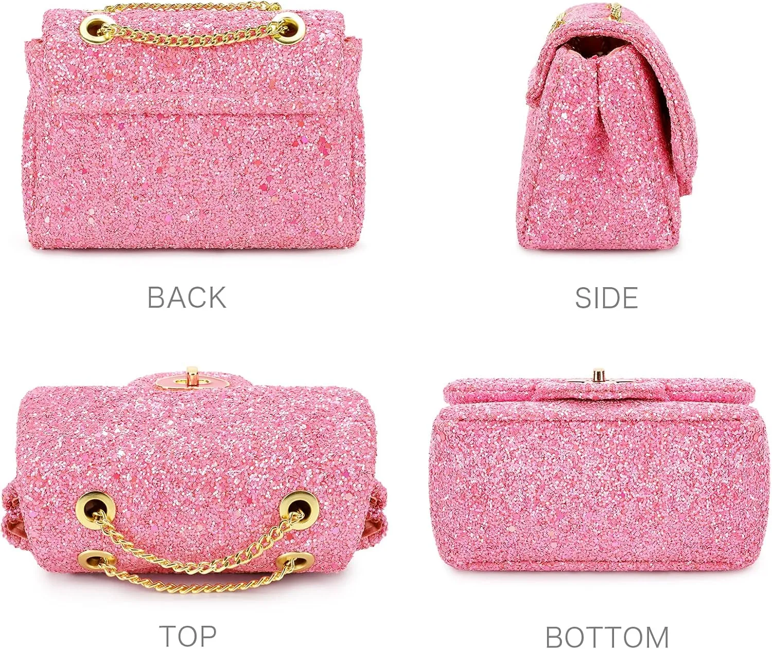 mibasies Kids Purse Toddler Gifts for Little Girls Crossbody Purses Presents