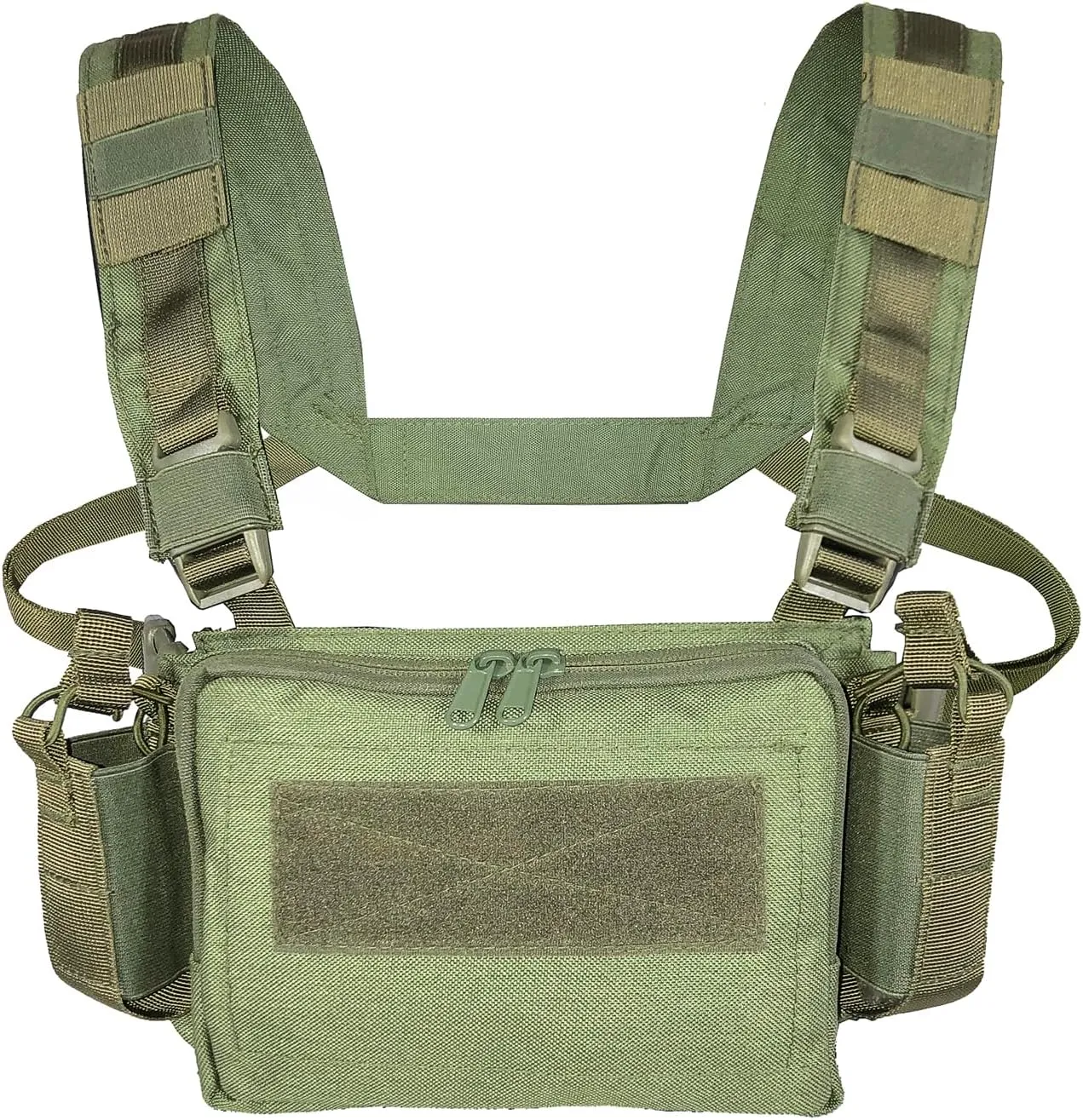 Micro Chest Rig with Triple AK/AR Mag Pouch Tactical H-Harness Bag Airsoft Kit