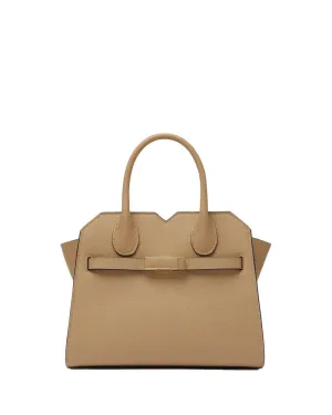 Milano Two Handles Mini Bag in Cachemire Beige