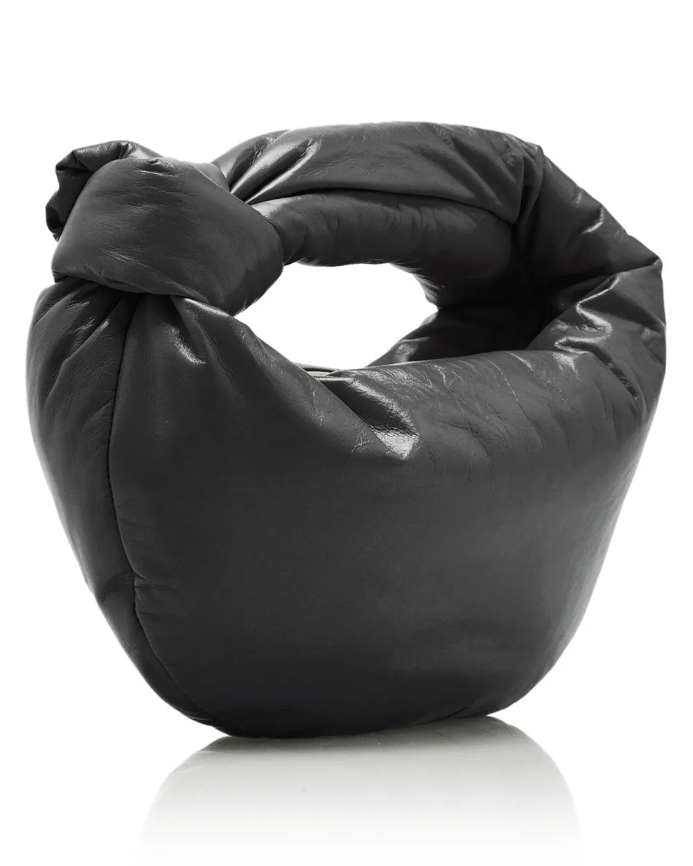 Mini Jodie Puffy Bag in Black
