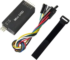 Mini OSD Module On Screen Display Video Record for RC APM APM2.8 Pixhawk PX4 Flight Controller Airplanes with Battery Strap